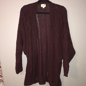 LA Hearts Maroon Sweater